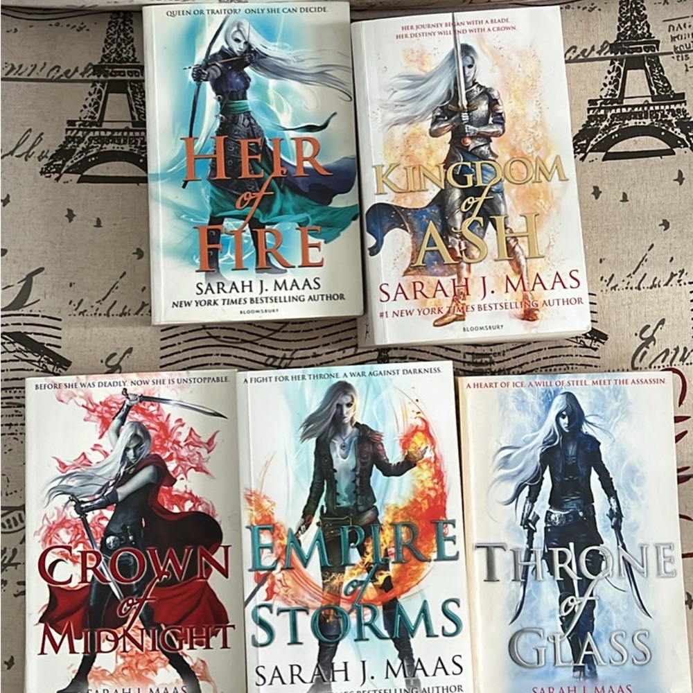 Throne of Glass series by Sarah J. Maas